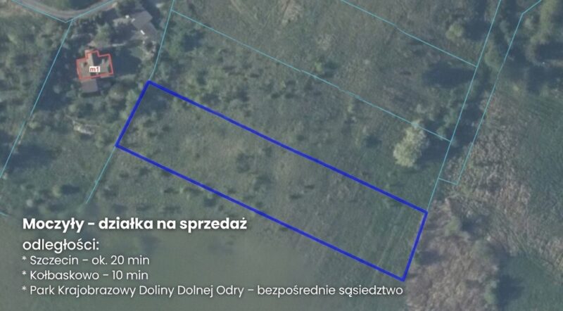 Działka 3159 m² z widokiem na Międzyodrze