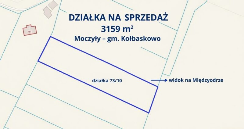 Działka 3159 m² z widokiem na Międzyodrze