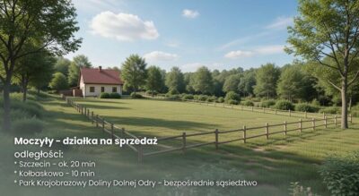Działka 3159 m² z widokiem na Międzyodrze