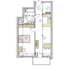 Os. Pionierów duże 2 pokoje balkon