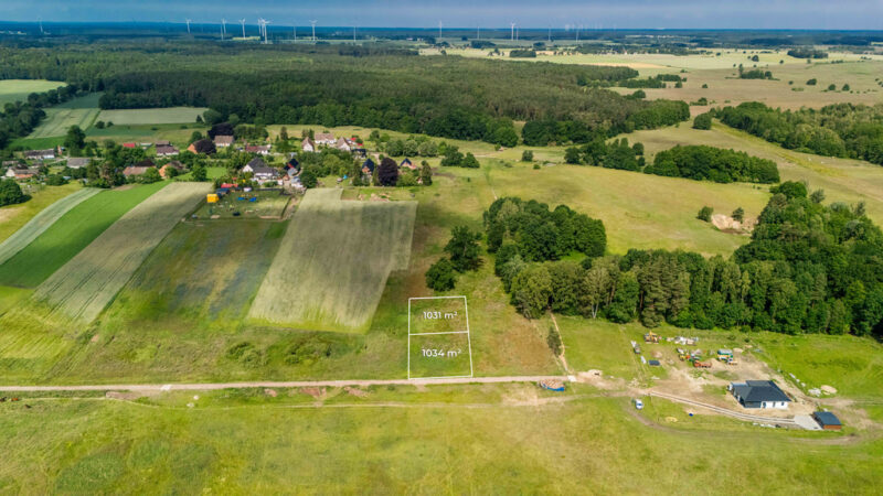 Wilczkowo - atrakcyjne działki ponad 1030m2 z WZ!