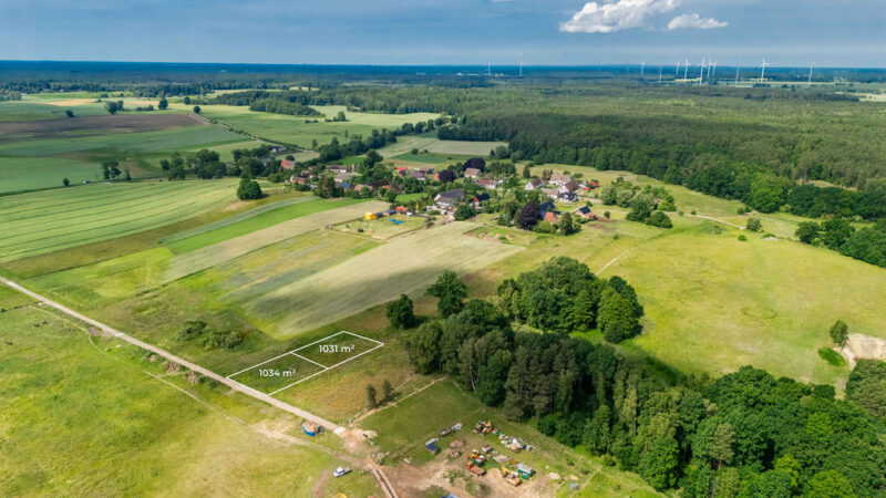 Wilczkowo - atrakcyjne działki ponad 1030m2 z WZ!