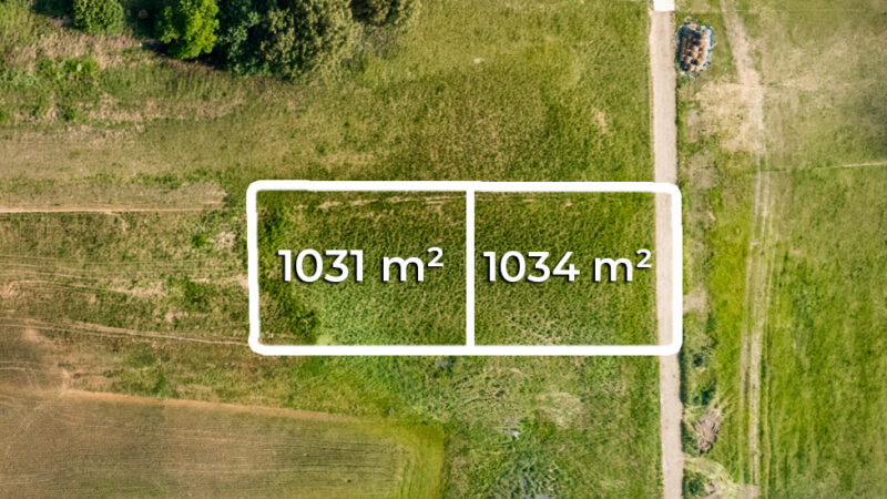 Wilczkowo - atrakcyjne działki ponad 1030m2 z WZ!