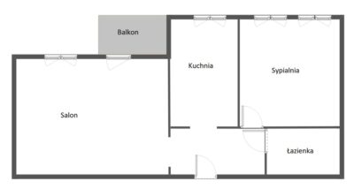2 pokoje na Niebuszewie, balkon, spół.własnościowe