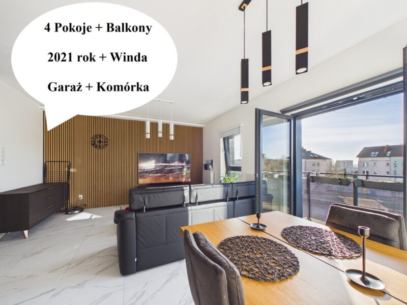 Warszewo# 4 pokoje# Balkon# Winda# Garaż+Komórka#