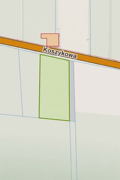 Działka na sprzedaż – Krępsko, 1490 m²