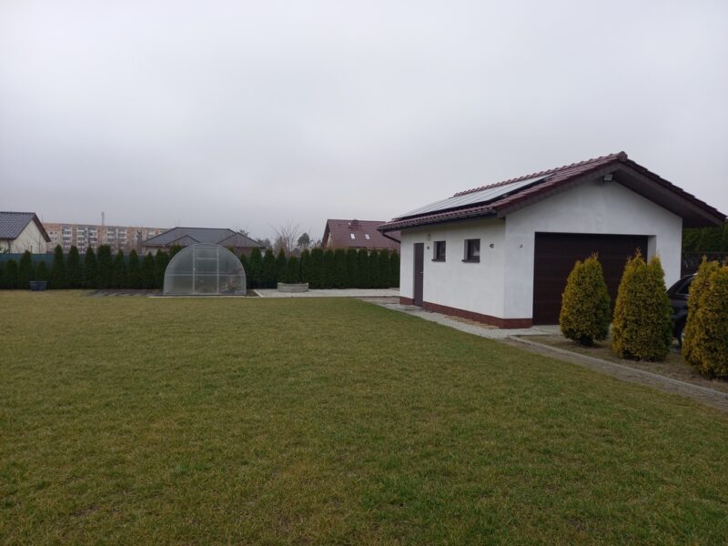 Nowy dom wolnostojący 4 pok. działka 1100 m2