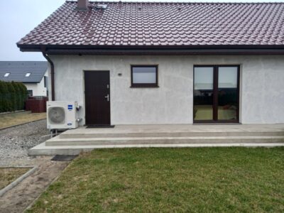 Nowy dom wolnostojący 4 pok. działka 1100 m2