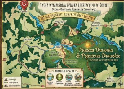 Działki nad jeziorem Dobra Nowogardzka