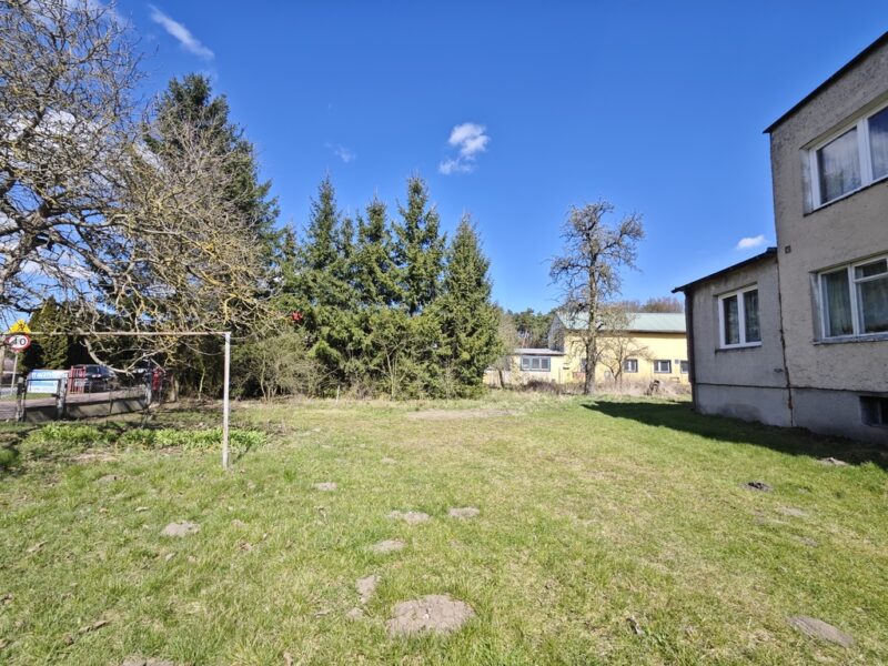 Pilchowo, działka 1807m2, dom, przy głównej drodze