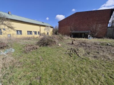 Pilchowo, działka 1807m2, dom, przy głównej drodze
