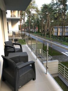 Pobierowo apartament 32,5m, 2 pokoje taras 14m