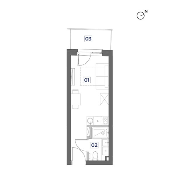 Apartament inwestycyjny – Grand Bulwar, Łasztownia