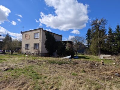 Pilchowo, działka 1807m2, dom, przy głównej drodze