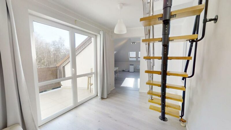 [3D] Apartament 2-poziom. z balkonem, 500m morze