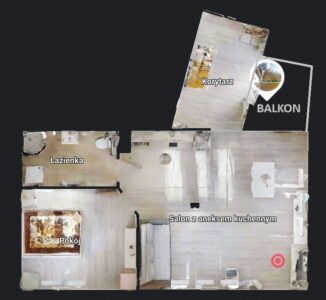 [3D] Apartament 2-poziom. z balkonem, 500m morze