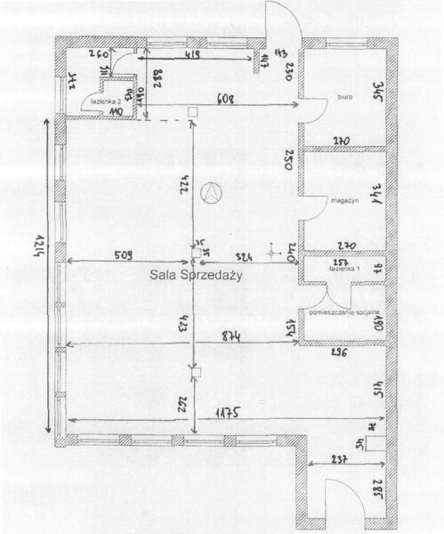 Lokal w dobrej lokalizacji, pow. 164 m2, Stargard