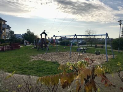 Piękny widok z balkonu Tęczowe Ogrody