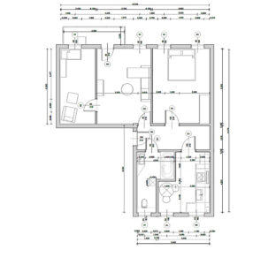 Mieszkanie 3-4 pokoje, balkon, centrum