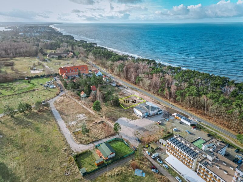 Pierwsza linia zabudowy, 753m2! Unieście-Mielno