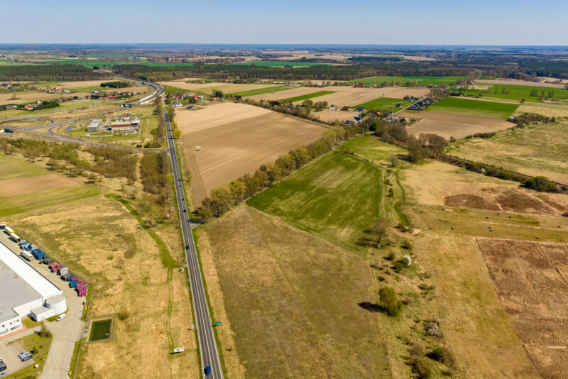 6 ha przy S6 -do podziału, ile m2 potrzebujesz?