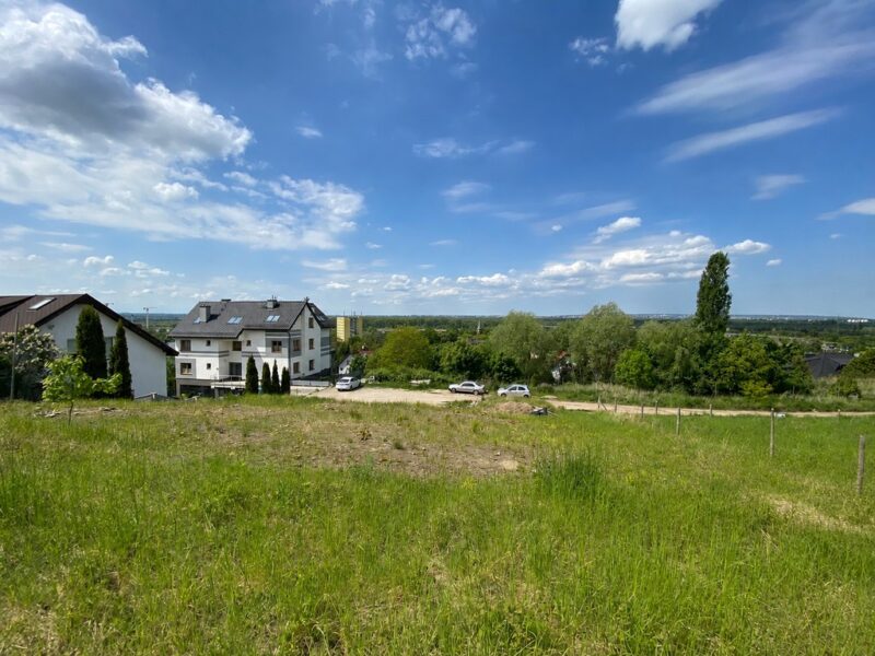Działka z pięknym widokiem na panoramę miasta