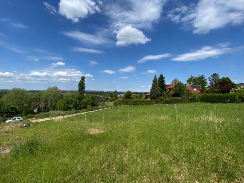 Działka z pięknym widokiem na panoramę miasta