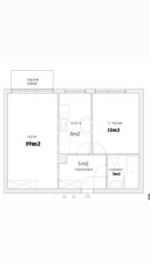 47m2 komfortu- 2 pokoje+balkon|Spółdz.wł|Pasterska