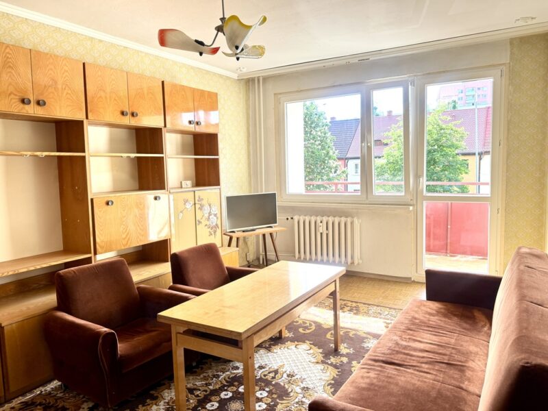 47m2 komfortu- 2 pokoje+balkon|Spółdz.wł|Pasterska