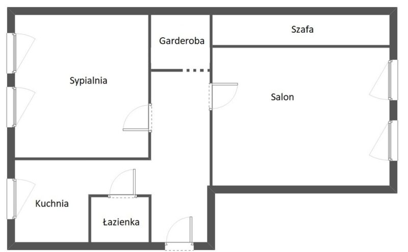 2 pokoje przy Parku Kasprowicza.