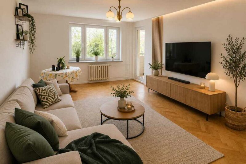 3-pokoje, balkon, garaż przy Manhattanie