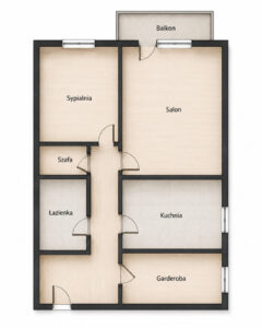 2 pokoje | Spółdzielcze | 42m2 | Drzetowo