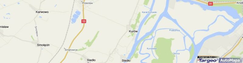 Kurów działka inwest. 2,8 ha, piękny widok na Odrę