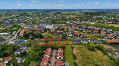 Działki budowlane pod bliźniaki w Mierzynie