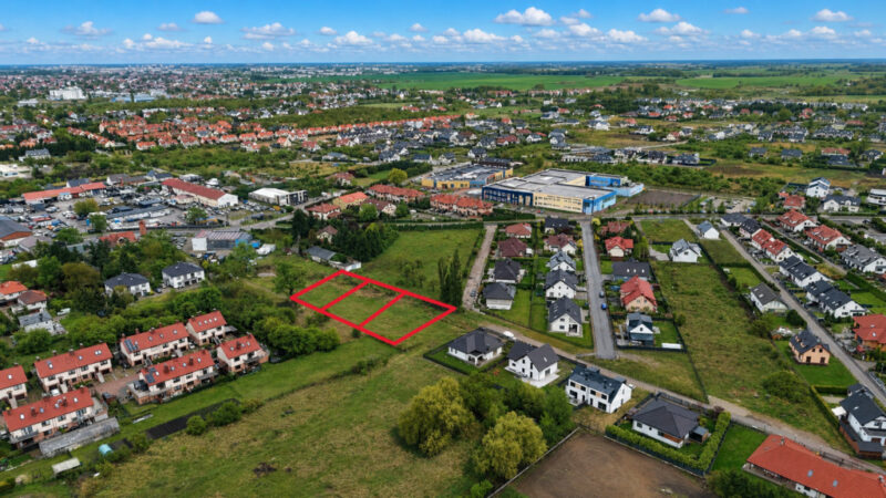Działki budowlane pod bliźniaki w Mierzynie