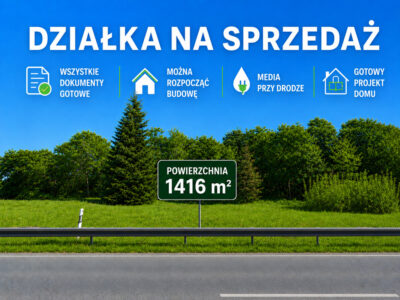 Działka budowla z pozwoleniami Locknitz
