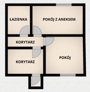 2 pok.,w domu jednorodzinnym