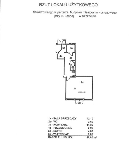 Oś. Słoneczne lokal 70 m2 Gastronomia i inne