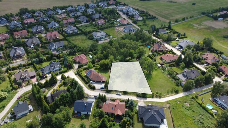 Wyjątkowa działka w Dobrej 1684m2 z planem