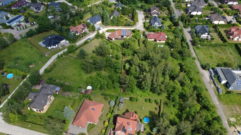 Wyjątkowa działka w Dobrej 1684m2 z planem