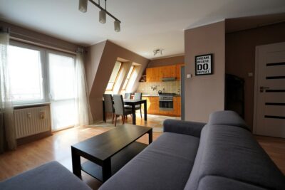 2 poziomy + balkon | 46 m2+20 m2 antresola
