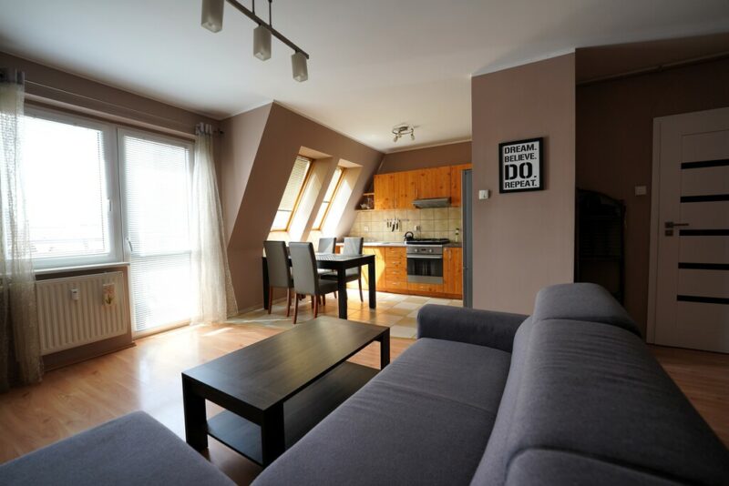 2 poziomy + balkon | 46 m2+20 m2 antresola