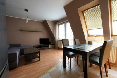 2 poziomy + balkon | 46 m2+20 m2 antresola