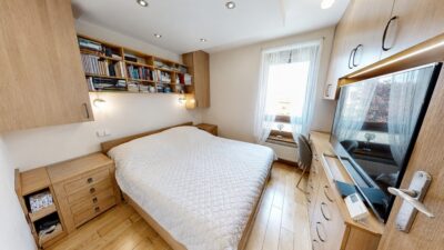 [3D] Część skrajnego segmentu, taras, 462m2 ogród!