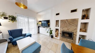 [3D] Część skrajnego segmentu, taras, 462m2 ogród!