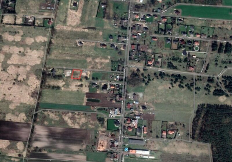 Rurzyca 1212m2,Decyzja w.z. prąd .wodociąg.