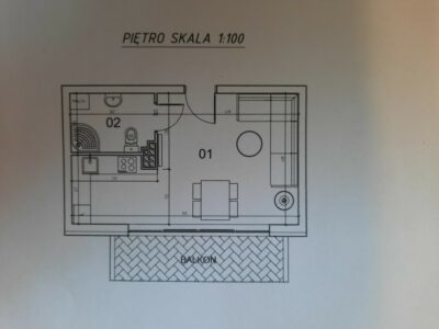 Ustronie Morskie apartament, 800m od plaży 27,92m2