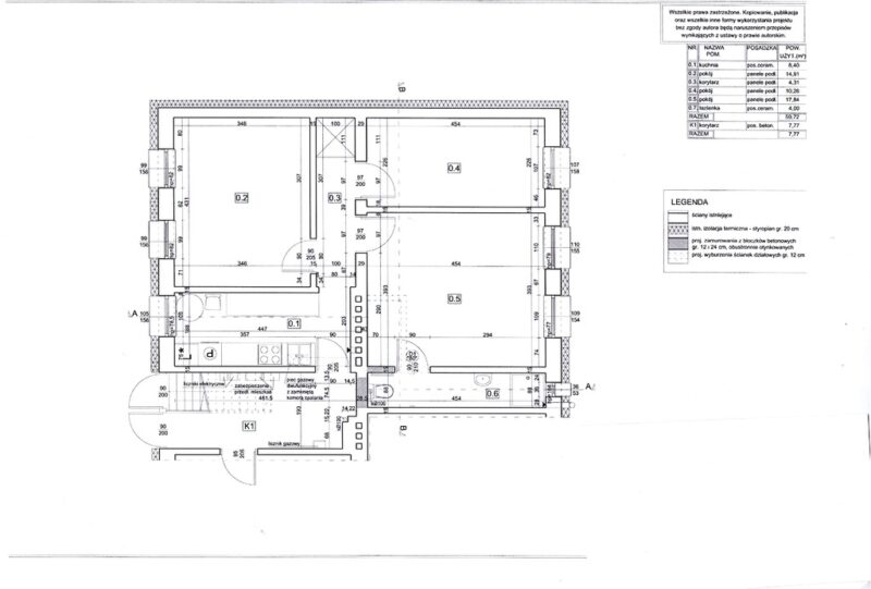 Podjuchy 3 pokoje, 59,2 m2, ogródek, 515000 zł