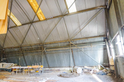Hala 570 m2, działka 7129 m2, dostęp do wody