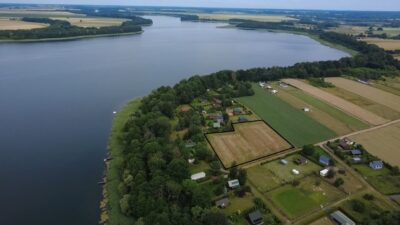 Wyjątkowa działka nad jeziorem Woświn